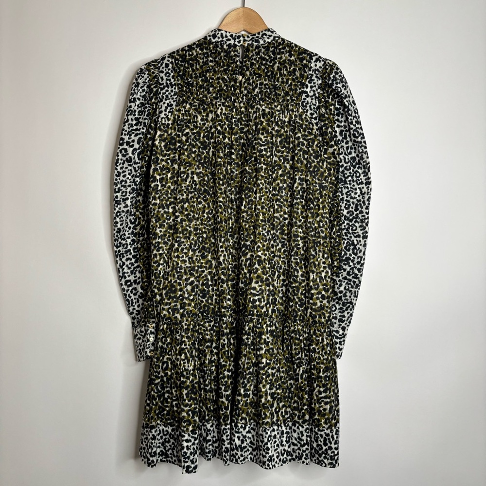 ULLA JOHNSON Amira Dress Leopard Print size 0 - Picture 4 of 13